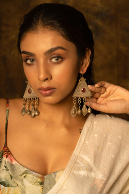 Real Afghani Antique Finishing Earring 3