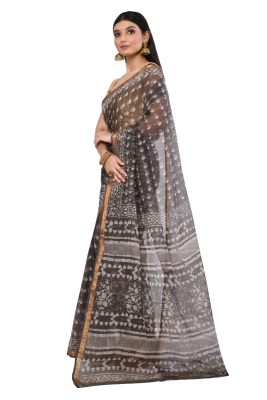 Ajrakh  Printed Cotton Kota Saree04
