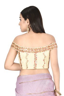 Partywear off shoulder blouse