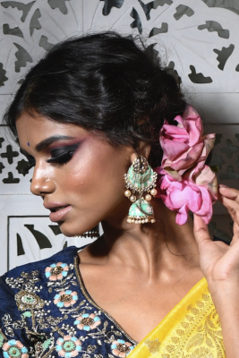 Kundan Stone Jaipur Earrings