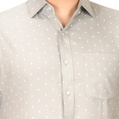 Polka Dot printed casual shirt