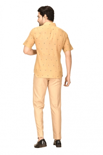 Jamdani butta cotton shirt
