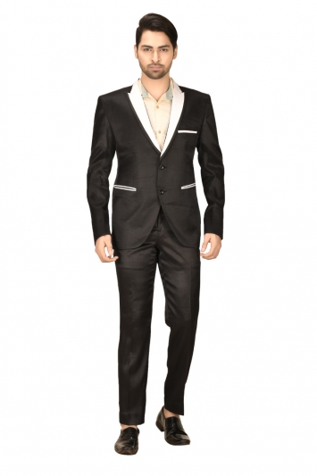 Soild colour white border suit set