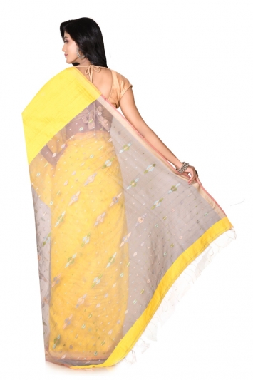 Matka Silk Tissue Anchal With Jamdani Buta