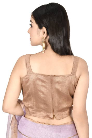 Silk coctail blouse