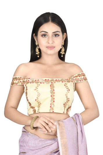 Partywear off shoulder blouse