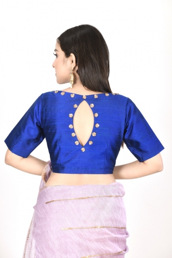 Raw silk With Buta Designer blouse