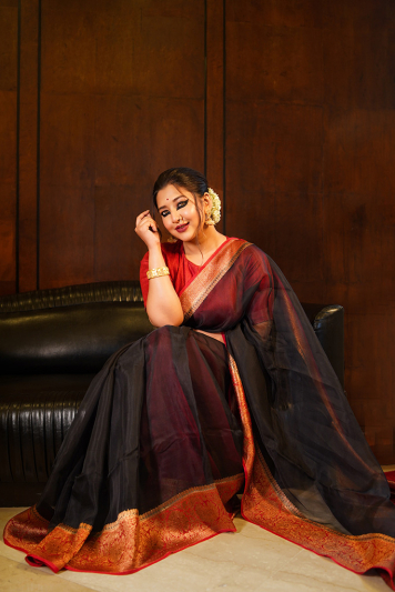 Pure raw silk designer blouse Niyati Collection