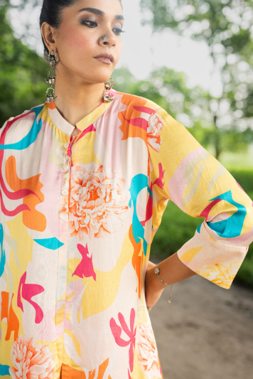 Digital printed designer co-ord set