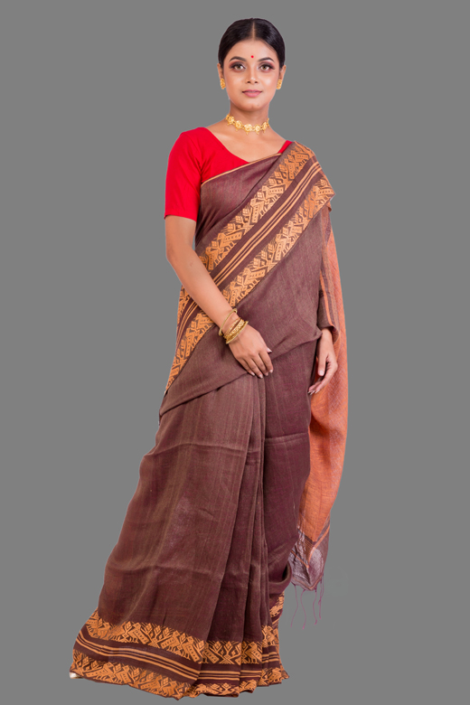 Khadi Cotton Handwoven Saree