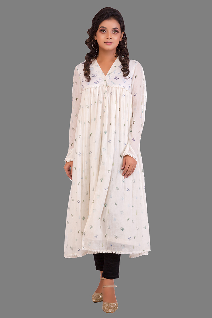 Mulmul Cotton digitally printed Kurti